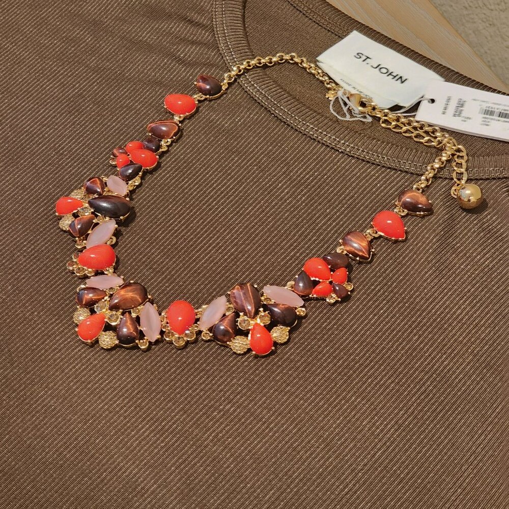 Brand New!! KATE SPADE New York: Burst Into Bloom Beaded Necklace